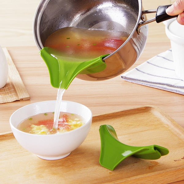 Silicone Soup Funnel – Flexible Kitchen Gadget for Easy Pouring & Cooking