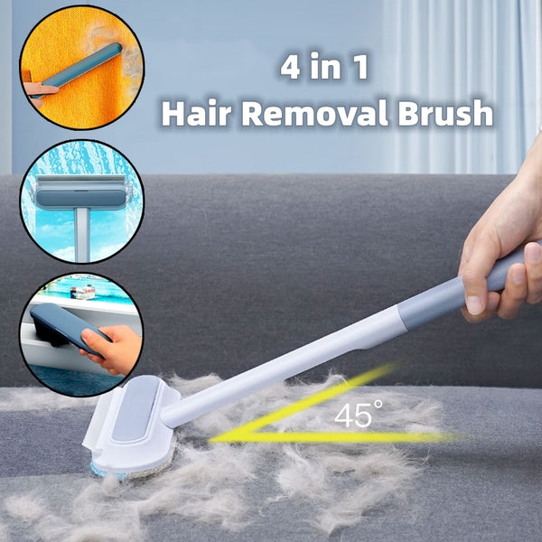 4-in-1 Hair Removal Brush – Pet Hair Cleaner & Window Screen Cleaning Tool