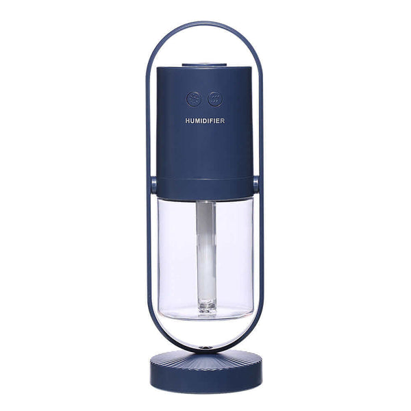 Magic Shadow USB Air Humidifier in teal, multifunctional design for home and office with night light and mist maker features.
