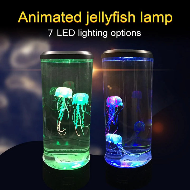 Color Changing LED Jellyfish Aquarium Lamp with 7 Lighting Options - Vavilion Smart Home Decor, Stylish and Mesmerizing Night Light