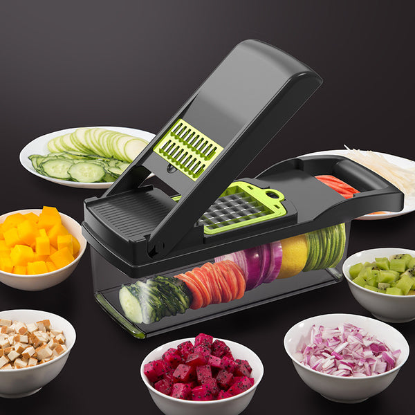 Multifunctional Vegetable Cutter – Home Kitchen Slicing & Dicing Fruit Tool