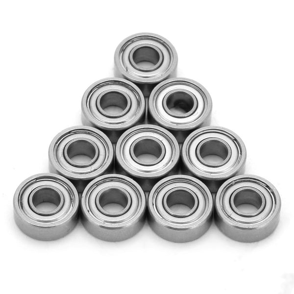 10pcs Set Stainless Steel Metal Ball Bearing MR104ZZ 4x10x4mm