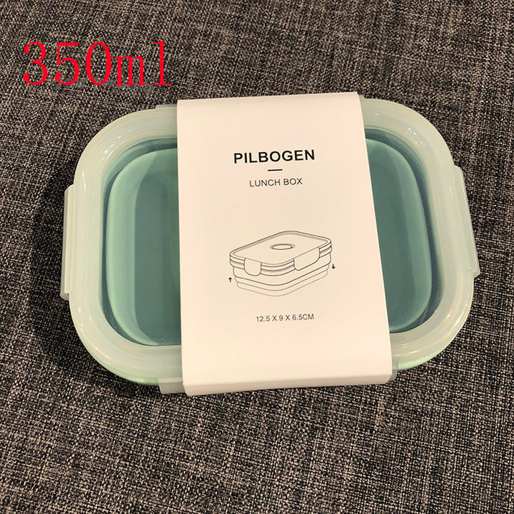 Silicone Lunch Box - Microwave-Safe Round Bowl for Adults