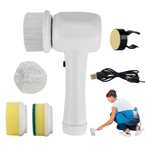 4-in-1 Electric Cleaning Brush – Cordless Spinning Scrubber for Deep Cleaning