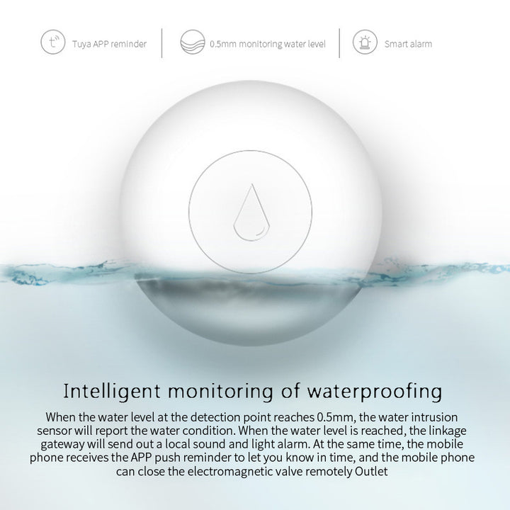 Wireless Water Sensor - Zigbee Smart Home Flood Detector