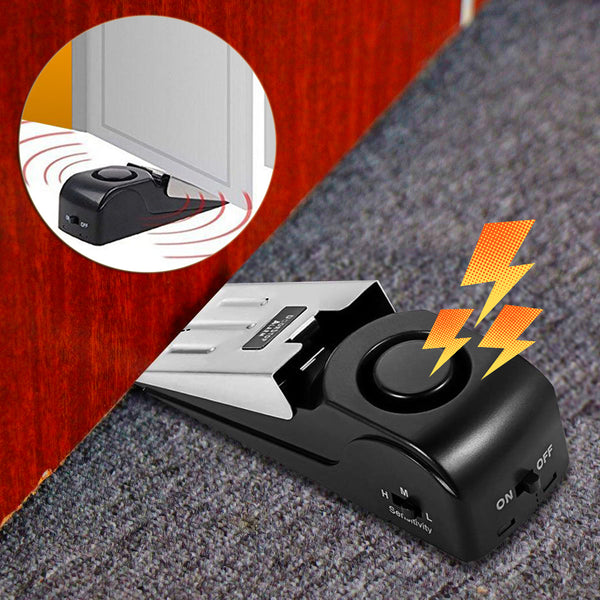 Door Stop Alarm – Anti-Burglar Door Stopper Alarm for Home & Dorm Safety