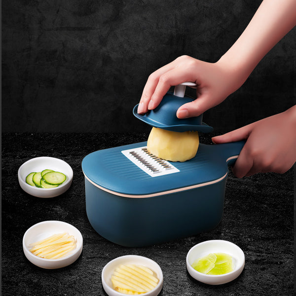 Vegetable Cutter & Slicer – Multifunctional Grater for Fruits, Potatoes & Cheese