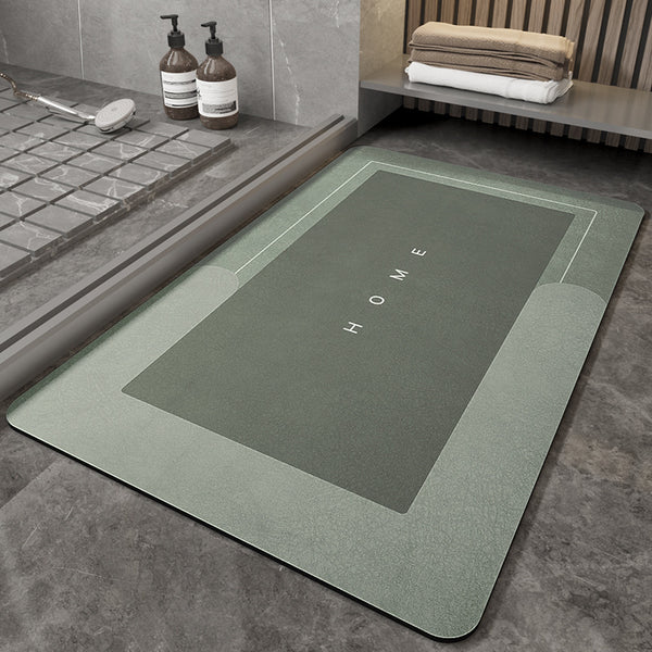 Cushion Bathroom Sliding Door Mat – Soft Floor Foot Mat for Comfort & Safety