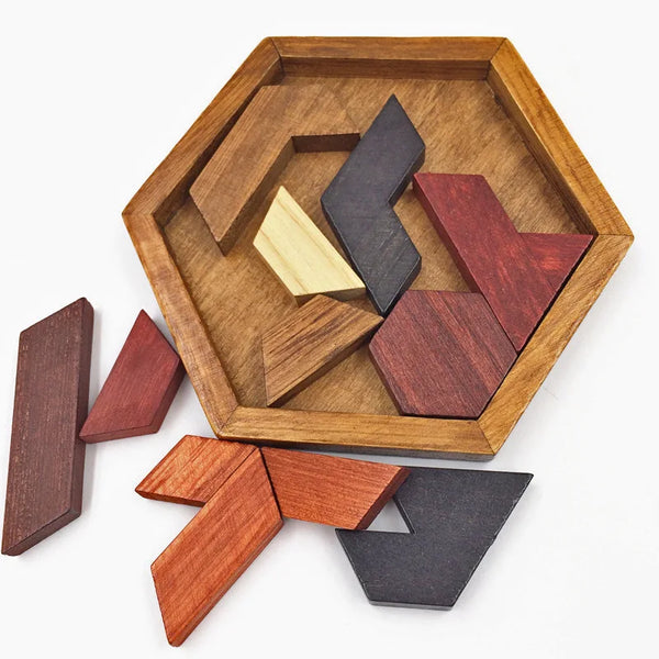 Hexagonal Wooden Puzzles