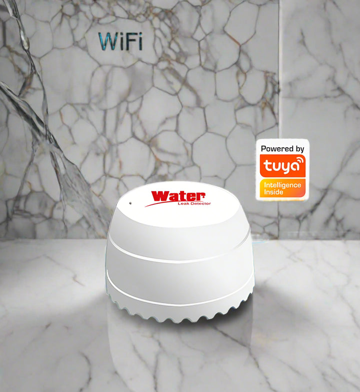 Tuya WiFi Smart Leakage Alarm - Home Flood Detector with Buzzer