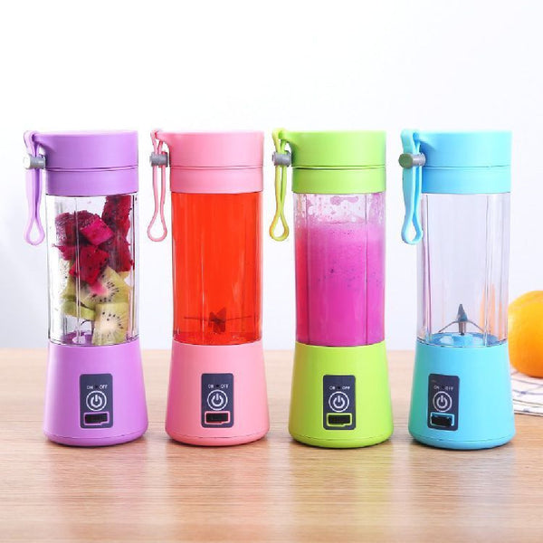 Portable USB Rechargeable Blender – Mini Fruit Juice Mixer for Kitchen & Travel