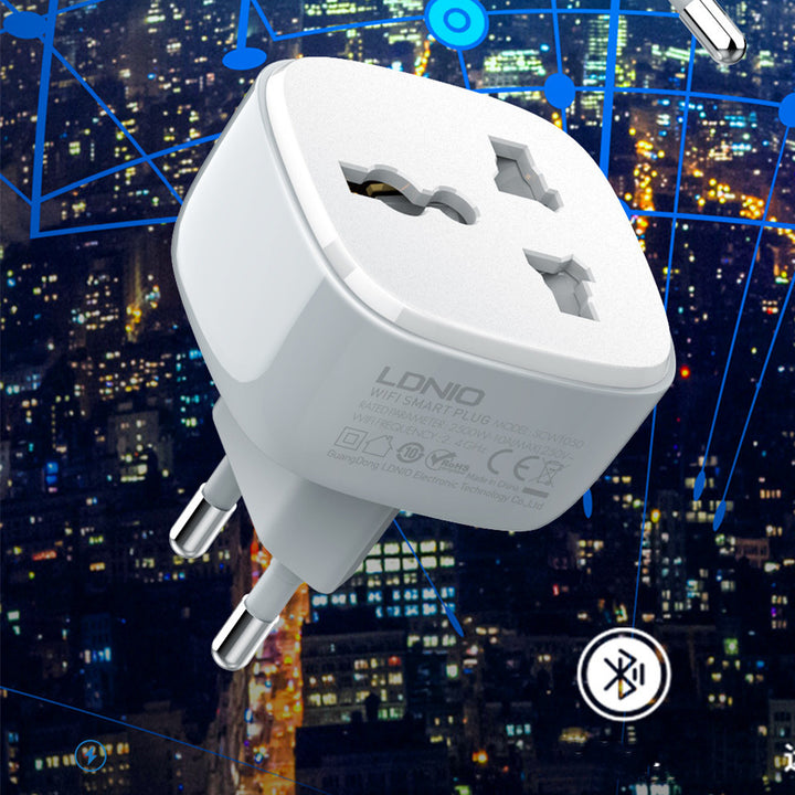 Smart Home Socket - Remote Control EU & UK Plug Adapter with Timer