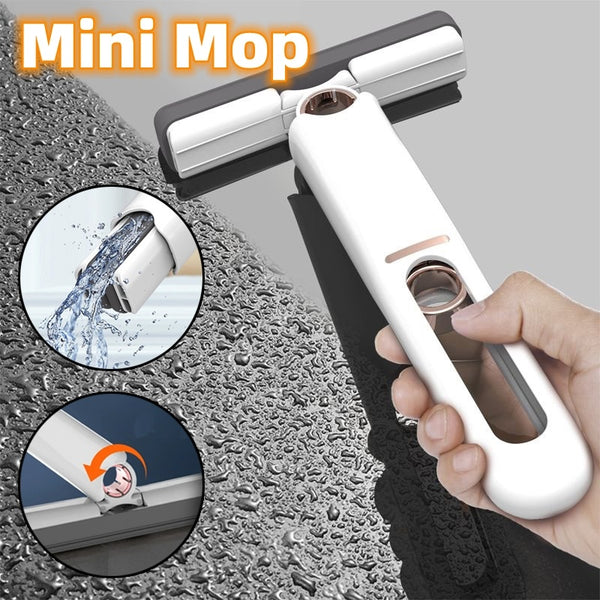 Mini Mops Floor & Surface Cleaner – Portable Sponge Mop for Home & Car