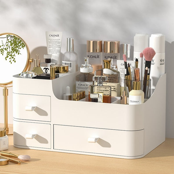 Toiletries Organizer | Desktop Dresser Skin Care Shelf for Bathroom & Vanity