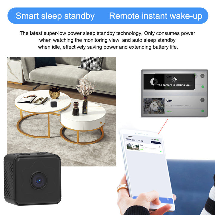 Low Power Wireless Camera - Plug-in-Free WiFi Smart Security Monitor