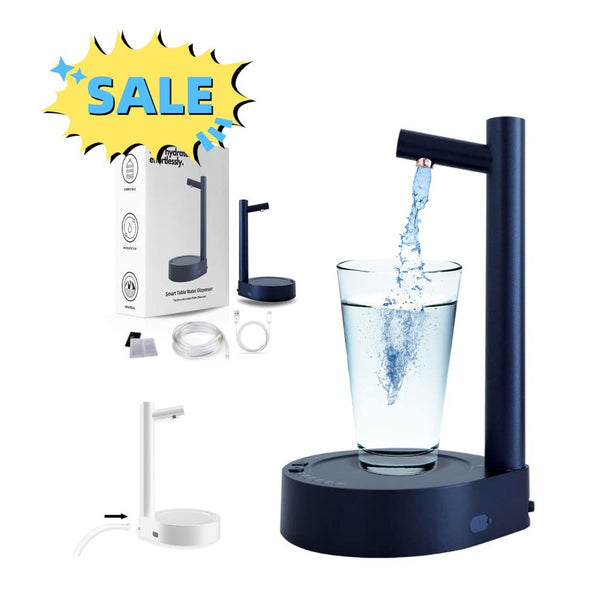 Electric water dispenser with rechargeable, automatic features for gallon bottles, on sale.