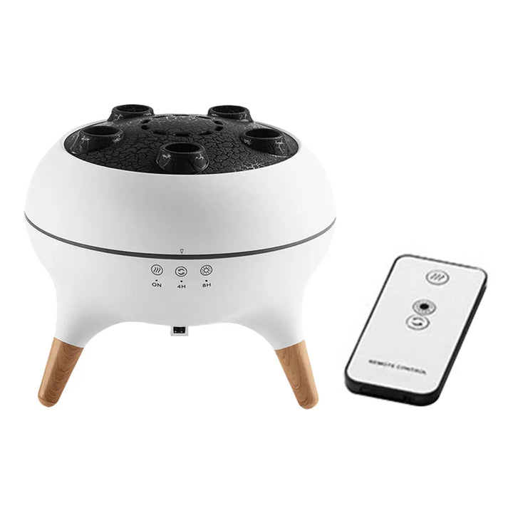 Jellyfish-shaped humidifier with essential oil diffusion and color changing lights