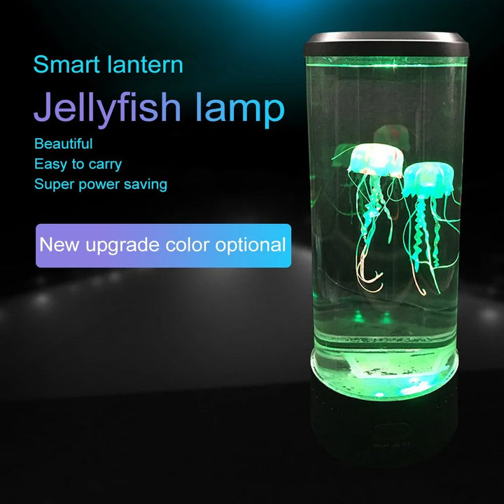 Smart lantern jellyfish lamp with color-changing LED lights, ideal for stylish home decor and eco-friendly vavilion smart living.