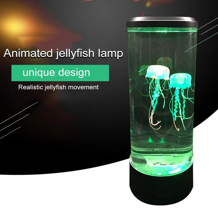 Vavilion Color Changing LED Jellyfish Aquarium Night Light for modern home decor and relaxation